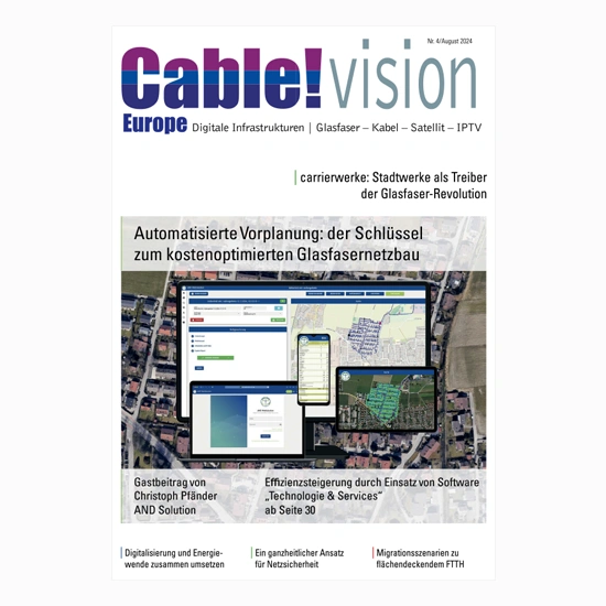 AND News: Fachbeitrag »Automatisierte Vorplanung: der Schlüssel zum kostenoptimierten Glasfasernetzbau«