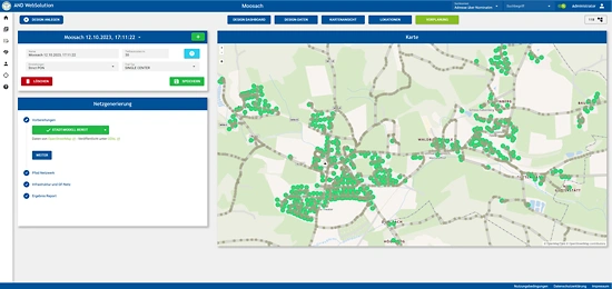 AND WebSolution: Automatische Trassendefinition