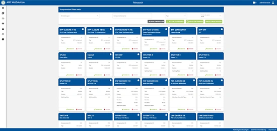 AND WebSolution: Komponenten-Bibliothek